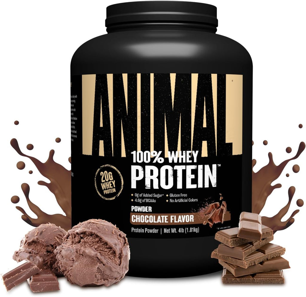 Animal 100% Whey Protein Powder – Chocolate, 4 lb