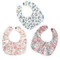 Baby Cotton Bibs 3-Pack: Soft Absorbent Drool Bibs for Infants & Toddlers