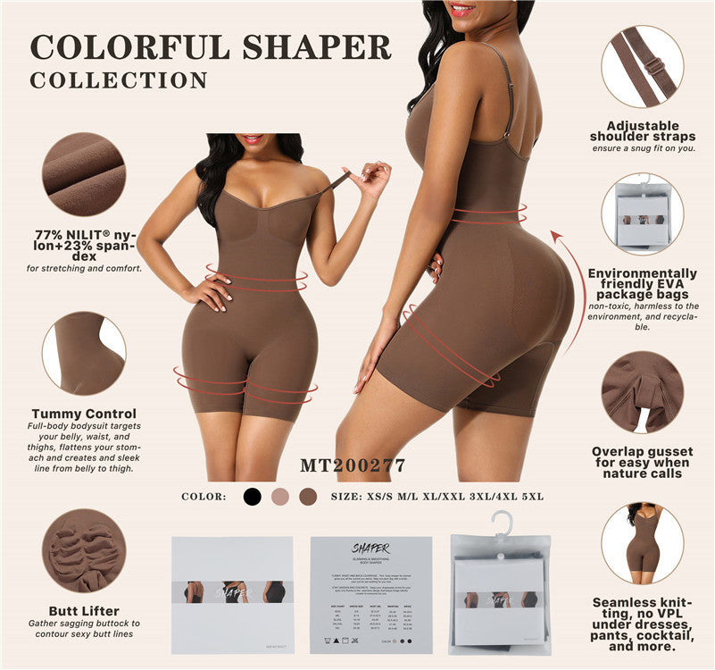 Sculpting Seamless Bodysuit - All-in-One Tummy Control & Lifting Shapewear for Women