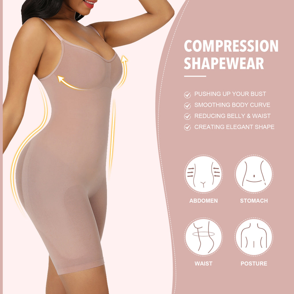 Sculpting Seamless Bodysuit - All-in-One Tummy Control & Lifting Shapewear for Women