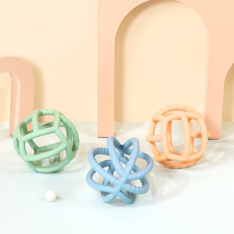 Baby Teether Silicone Teething Ball Soft Teething Toy for 3 Month+