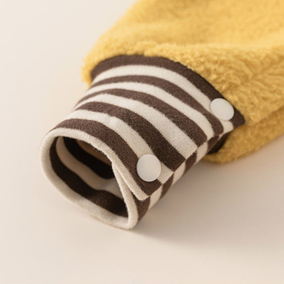 Cozy Duck Baby Crawling Suit Baby Yellow