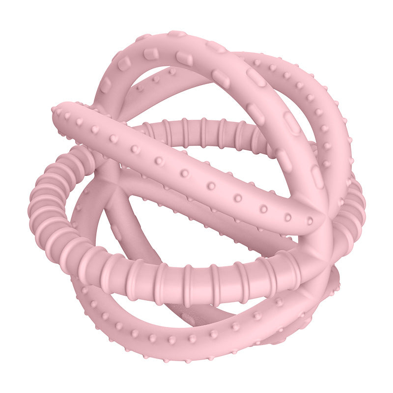 Baby Teether Silicone Teething Ball Soft Teething Toy for 3 Month+