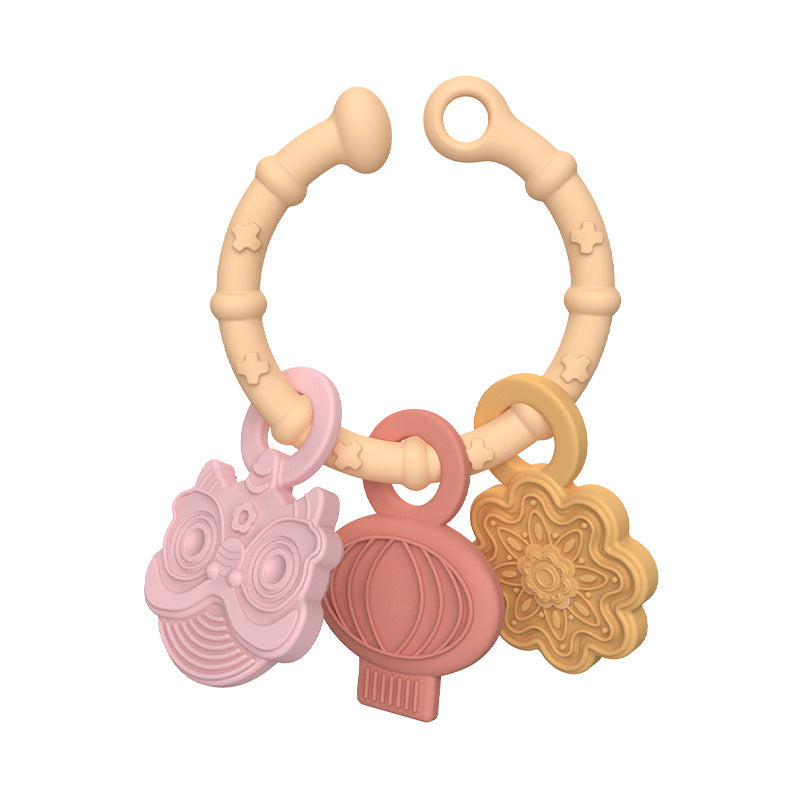 Baby Teething Toys – Key Bracelet Silicone Teething Sticks