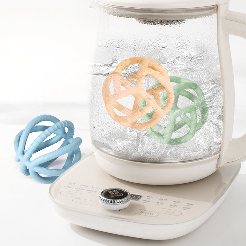 Baby Teether Silicone Teething Ball Soft Teething Toy for 3 Month+