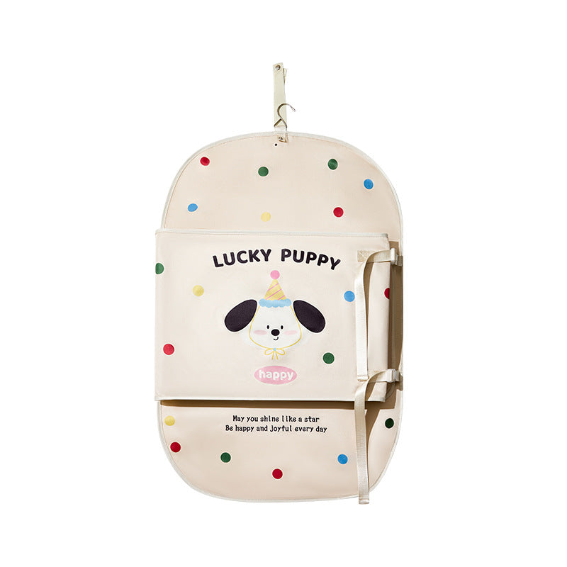 Hanging Space-Saving Garment Storage Bag with Compression Panel and Dust Cover