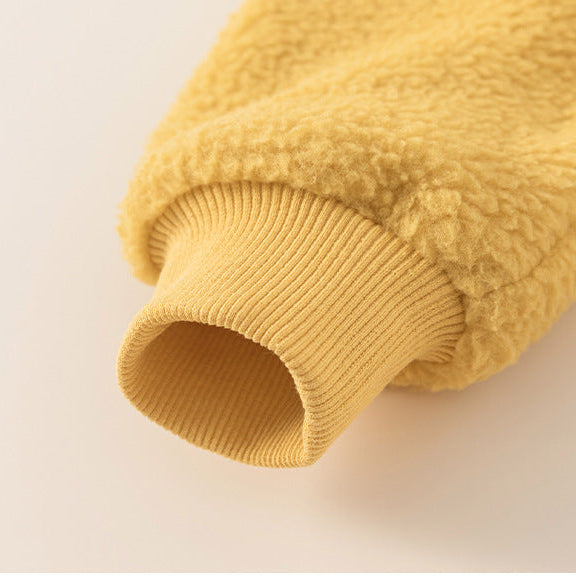 Cozy Duck Baby Crawling Suit Baby Yellow