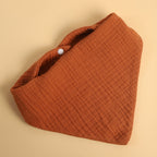 Baby Muslin Bibs Triangle Soft Cotton-5 pack