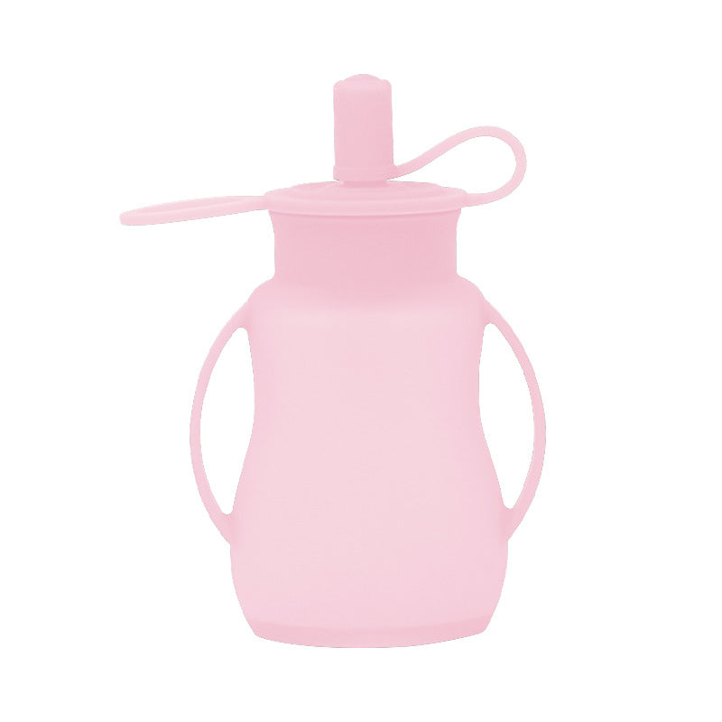 Safe & Easy Baby Feeding: X-Shape Anti-Choking Squeeze Bag for Homemade Purees, Jams & Snacks – Reusable Food Storage Pouch with Mess-Free Spout