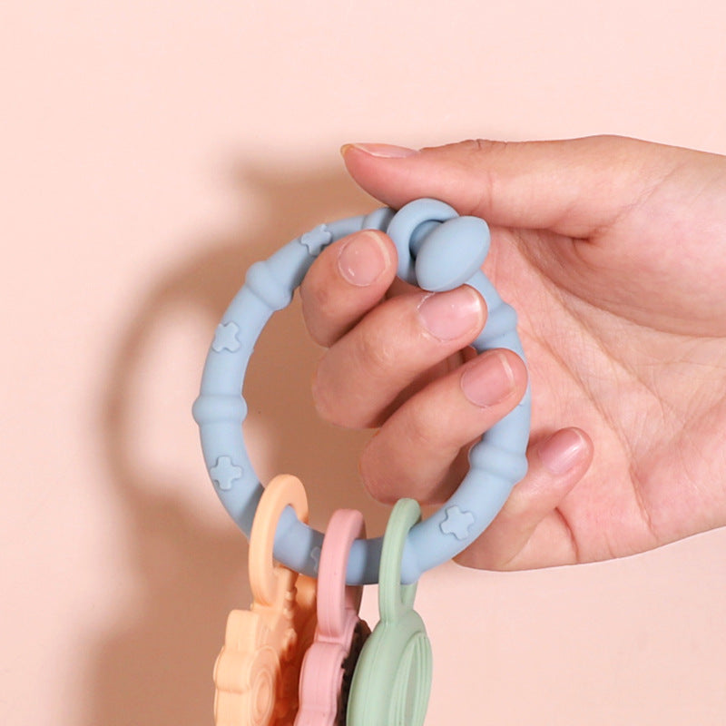 Baby Teething Toys – Key Bracelet Silicone Teething Sticks