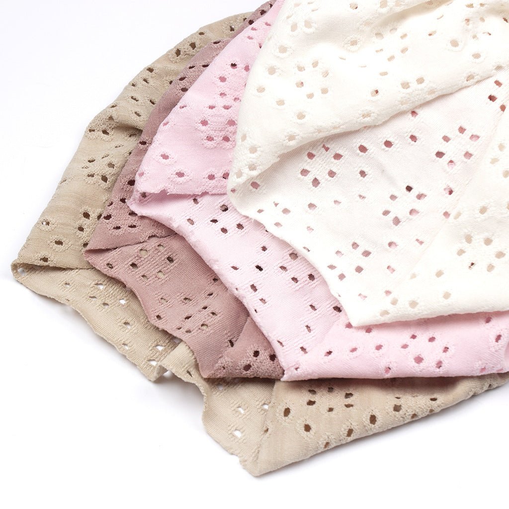 Baby Girl Bow Hat – Soft Pink Newborn Beanie with Polka Dot Bow Infant Cap