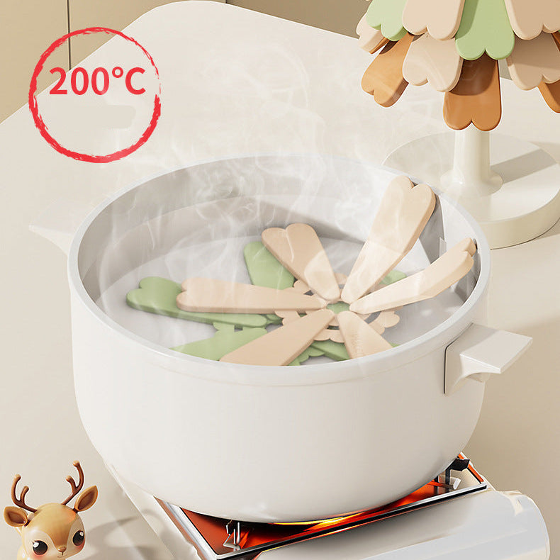 Christmas Tree Silicone Trivet – Creative Heat-Resistant Table Mat for Hot Pots & Dishes