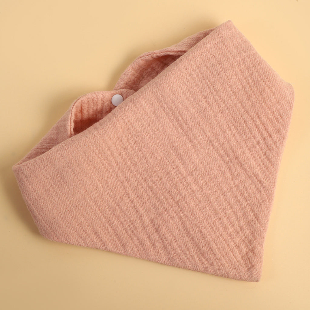 Baby Muslin Bibs Triangle Soft Cotton-5 pack