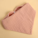 Baby Muslin Bibs Triangle Soft Cotton-5 pack