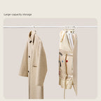 Hanging Space-Saving Garment Storage Bag with Compression Panel and Dust Cover